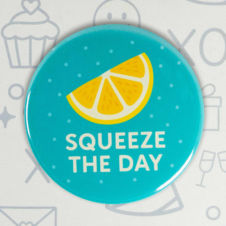 Squeeze the Day – Citrus Magnet & Button