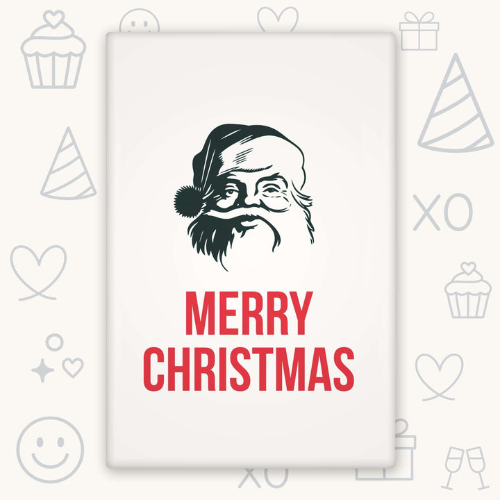 Merry Christmas Santa 2x3 Magnet