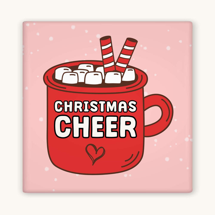 Christmas Cheer Magnet – Hot Cocoa Holiday Design