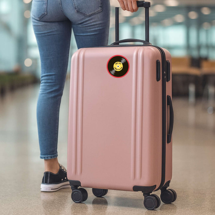 Spin Me Right Round Sticker – Retro Vinyl Record Decal, 3 x 3 in